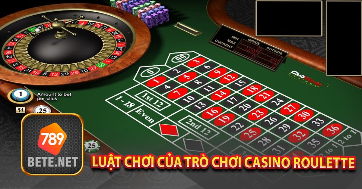 Luật chơi của trò chơi casino Roulette